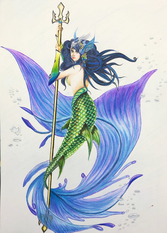 A Mermaid Worrier by Ankita P