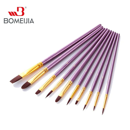 10-Piece Paint Brushes Set